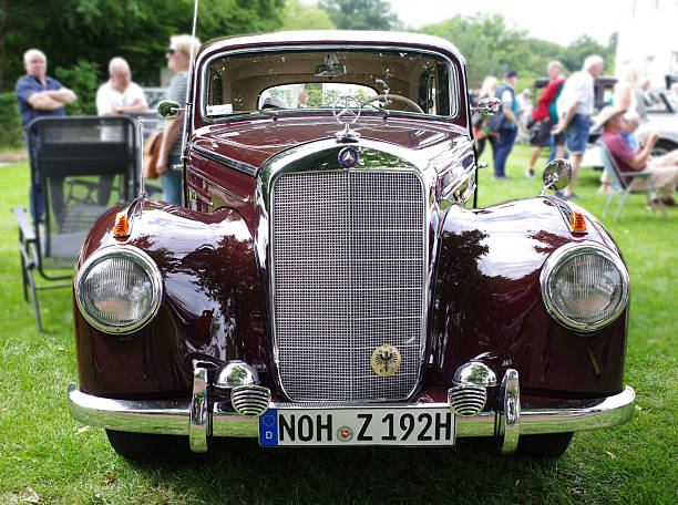 Rear view of the Mercedes Benz 600 series W 100 seen in the streets of Düsseldorf.