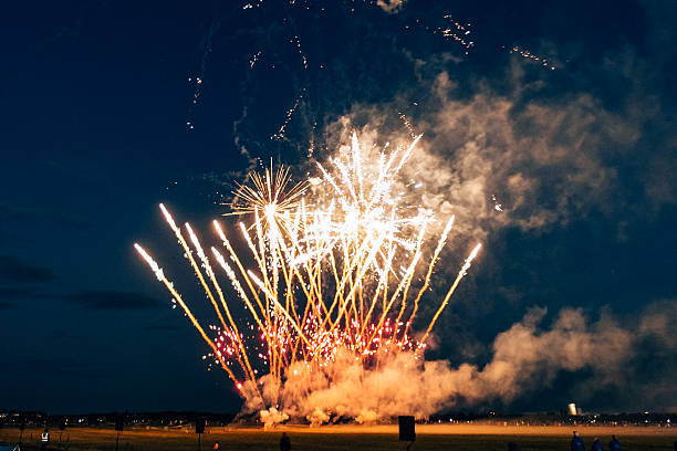 istock Intense Firework Burst Forming Wide Fan of Light 2247482902