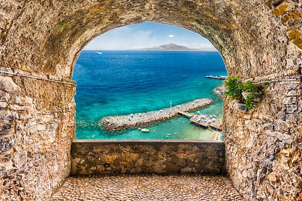 istock Panoramic View of Mount Vesuvius and Sorrento Coast from Archway 2247484334