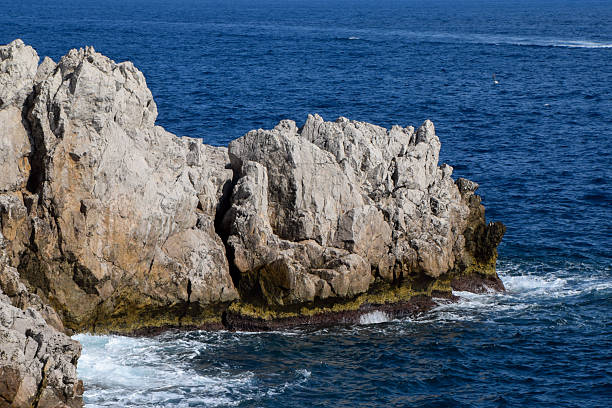 istock Rocks on the coast at Cap de Nice in France 2247490541