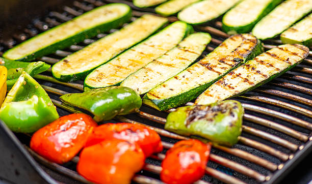 istock A vibrant display of colorful grilled vegetables ready to be served. 2247492547