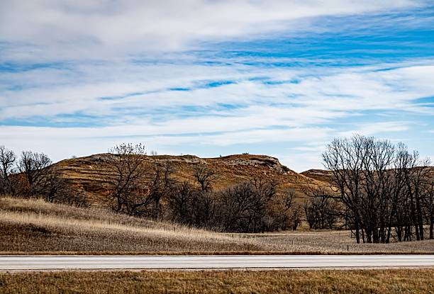 Wyoming-South Dakota Border.