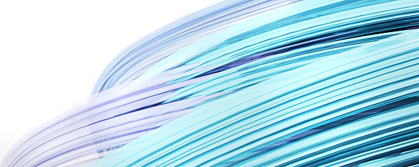 istock Soft swirling abstract background with smooth curves and flowing motion, featuring minimalistic design and clean copy space for text or branding 3D Rendering 2247498622