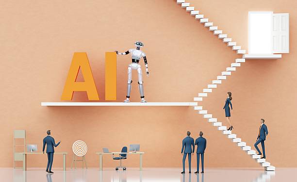 istock Robots Engaging in Business Learning for AGI Innovation in 3D Rendering 2247500171