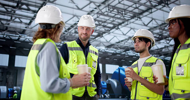 istock Workers Enjoying Coffee Break At Power Plant Industrial Facility 2247505376