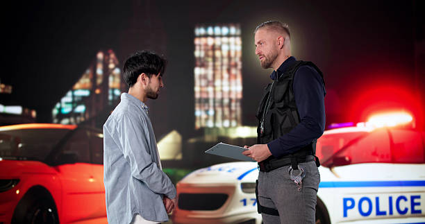 istock Late Night Traffic Stop: Asian Engineer Speaks 2247505425