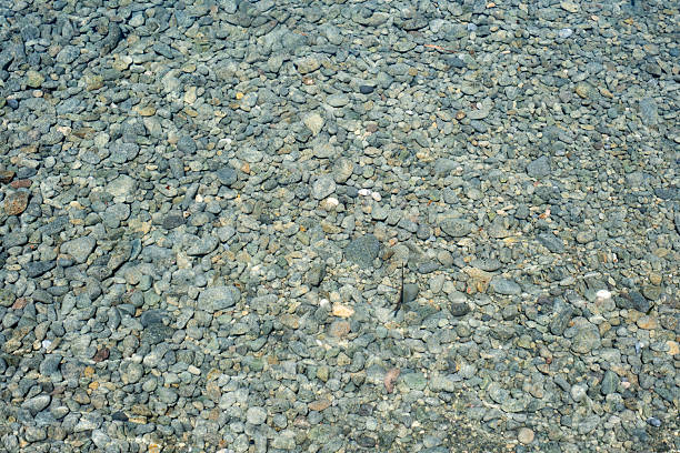 istock Crystal clear water over riverbed stones creating serene natural texture 2247515228