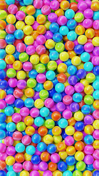 istock Colorful glass marbles background, 8K. 2247531502