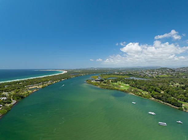 istock Aerial Views of Tweed River Inlet 2247533868