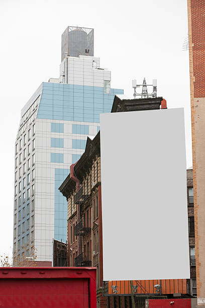 istock Blank billboard on Manhattan building in downtown New York City. 2247534217