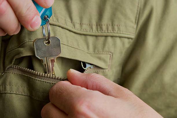 istock Person Putting Key In Jacket Pocket 2247560346