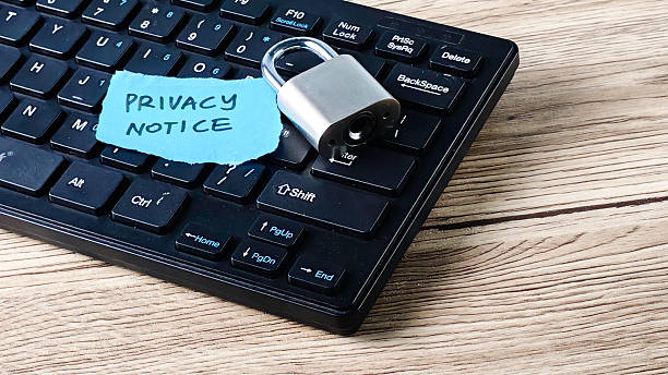 istock Privacy Notice Concept with Padlock on Keyboard Representing Data Security, Confidentiality, and Digital Protection 2247562701