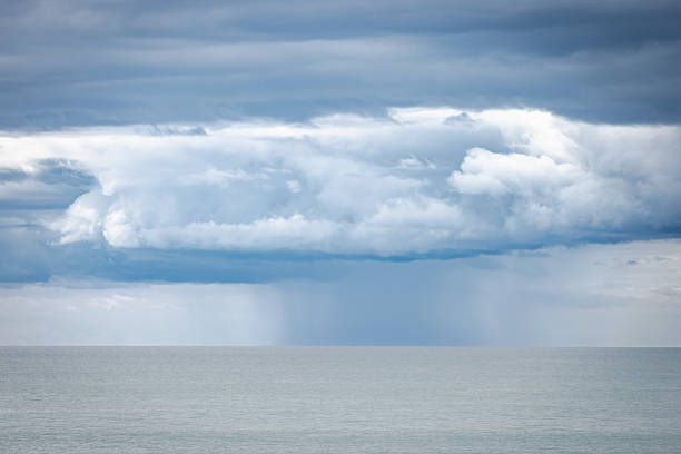 Ocean landscape with storm clouds.Phuket Island - Thailand.