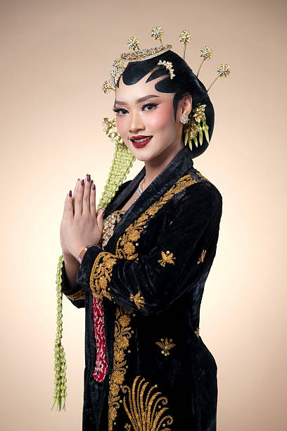 istock Elegant Javanese Bride with Traditional Greeting Pose 2247575781