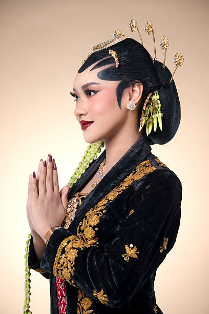 istock Elegant Javanese Bride with Traditional Greeting Pose 2247575790