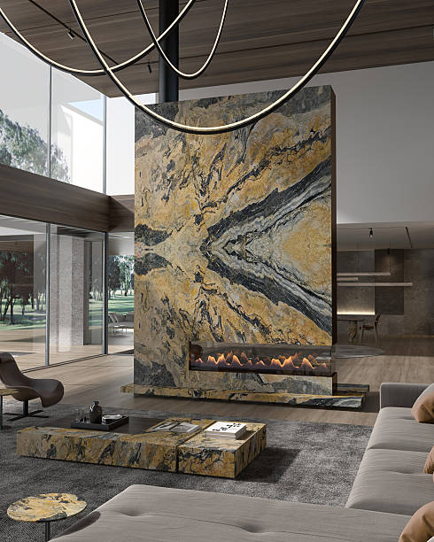 istock luxury modern living room fireplace 2247579272