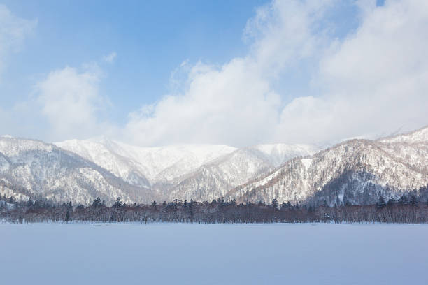 Capturing the moment alone on a frozen lake