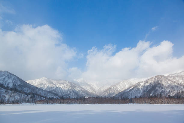 Capturing the moment alone on a frozen lake