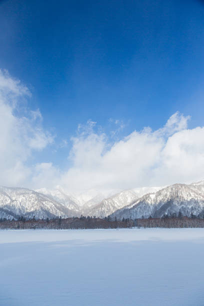 Capturing the moment alone on a frozen lake