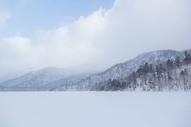 istock Lake OKOTANPE in winter 2247579315