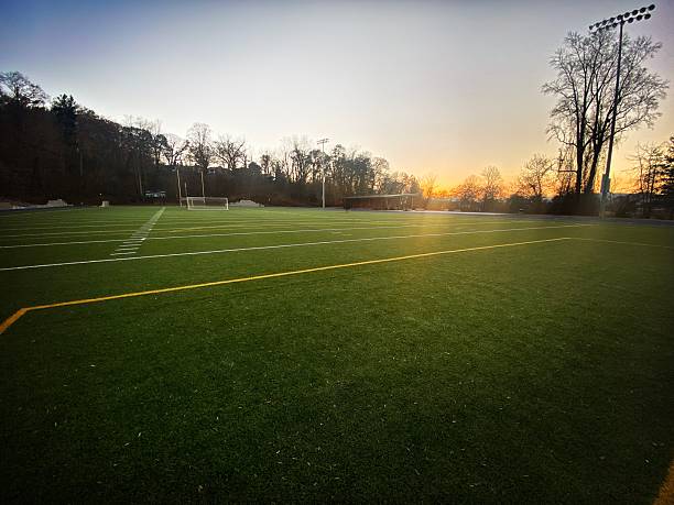 istock Football Field at Dusk 2247583521