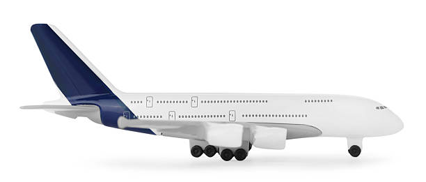 One model of plane isolated on white