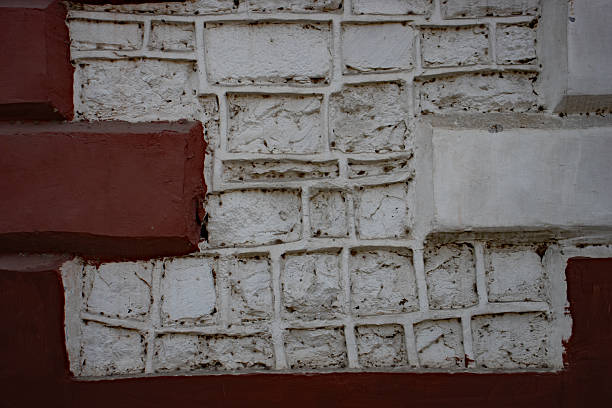 typical red and white marble brick stone work in palaces and monuments in North West India