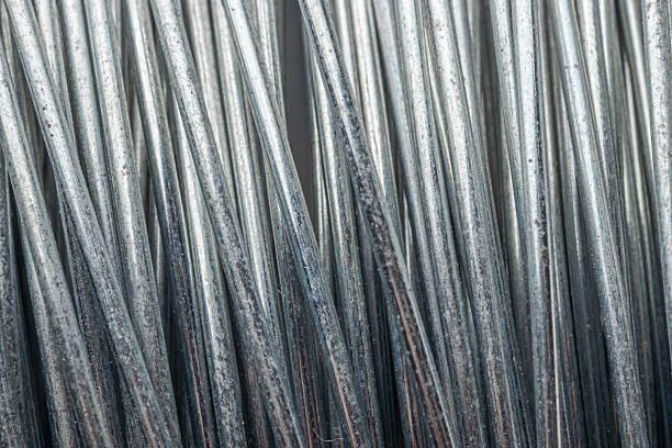 istock Steel wire coil macro metal 2247596032