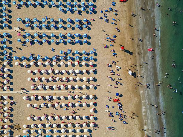 istock Aerial view of a vibrant beach scene. 2247596791