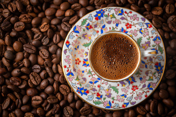 istock Traditional delicious Turkish coffee or Greek coffee 2247615472