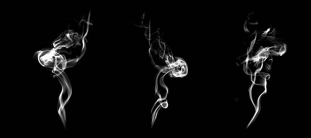 istock Abstract white smoke rising on a black background, creating fluid shapes and elegant motion ideal for creative design, backgrounds, and artistic concepts in modern visual projects. 2247622149