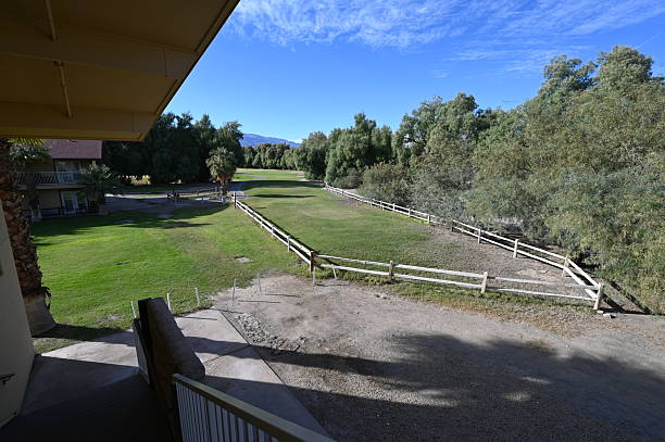 istock Looking down at a Golf Course Green from a Balcony in California. 2247622289