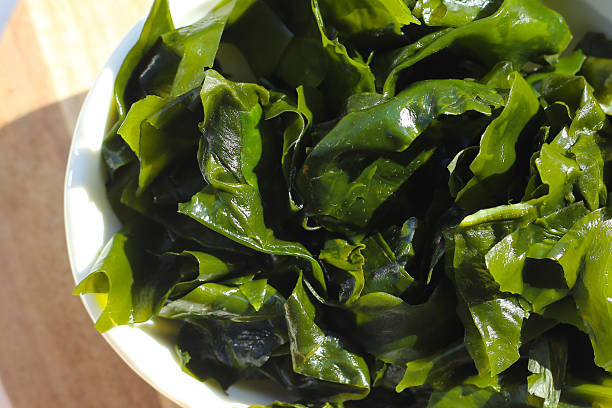 istock Pile of fresh wakame seaweed. 2247623650