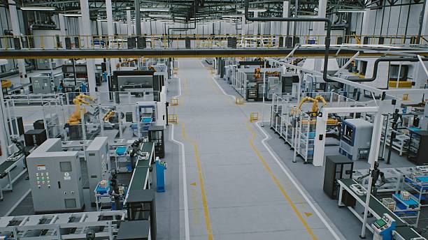 istock Automated Factory Floor With Robots 2247624913