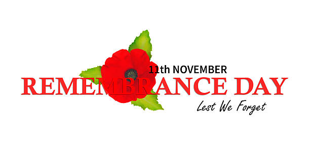 istock Poppy Day. Remembrance Day - Lest We Forget. White background. 3d illustration 2247630516