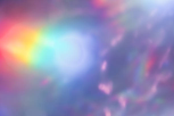 istock Soft colorful abstract background with blurred light reflections in purple, blue, and pink tones, creating a dreamy gradient texture. 2247630616