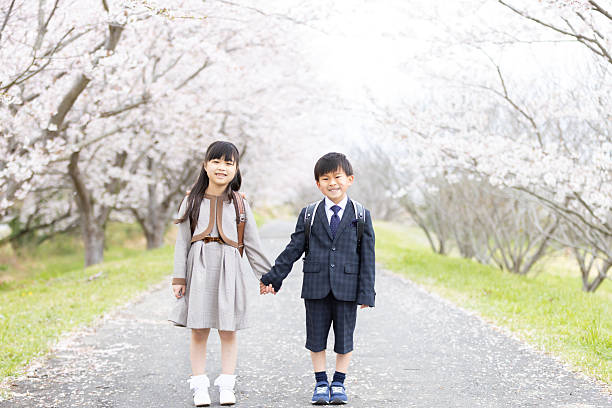istock Asian boys and girls entering elementary school 2247634077