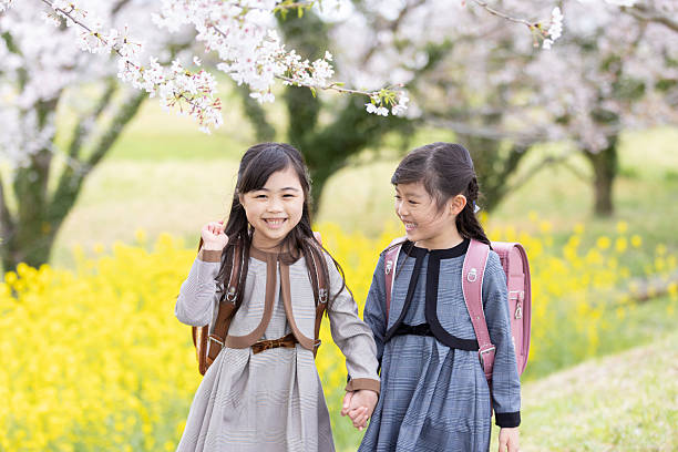 istock Asian boys and girls entering elementary school 2247634079