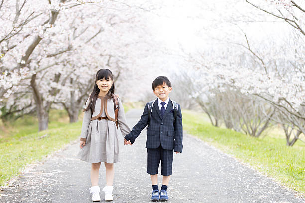 istock Asian boys and girls entering elementary school 2247634137