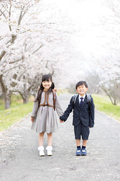 istock Asian boys and girls entering elementary school 2247634169