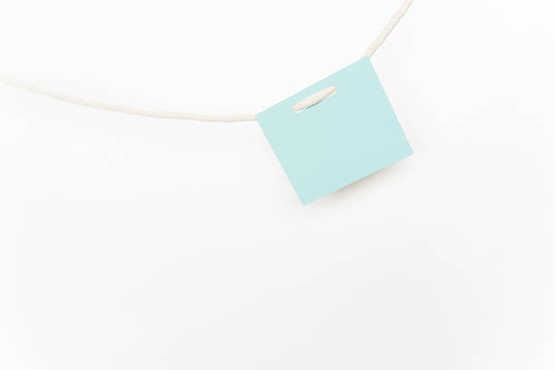 istock A bright blue label against a minimalist white background, perfect for product labeling or advertising activities. 2247634710