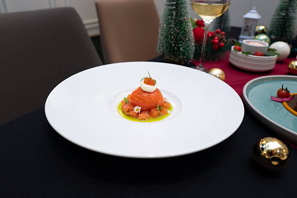 istock A beautifully plated gourmet dish. 2247637116