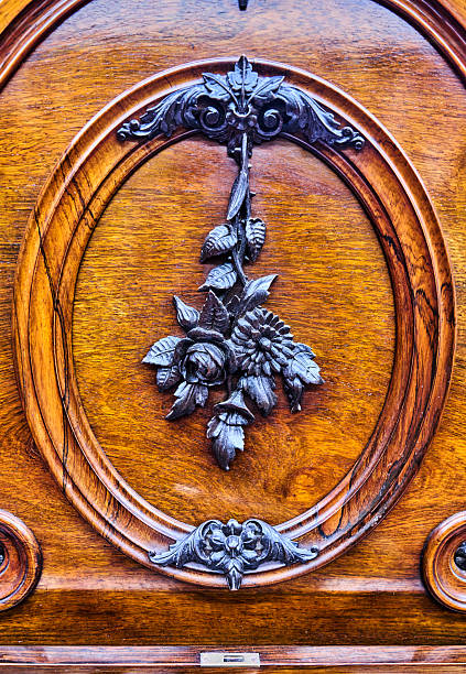 Ornaments on an antique piano