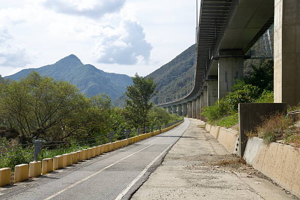 Under the Gyeongchun Road Viaduct