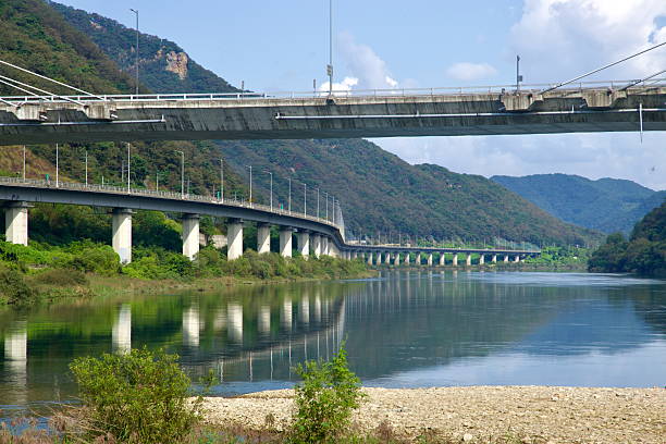 istock River Viaducts and Gravel Bar 2247643350
