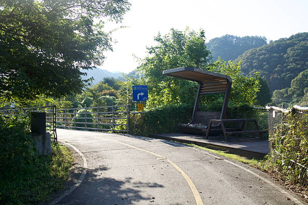 istock Rest Shelter on Curving Bikeway 2247644287