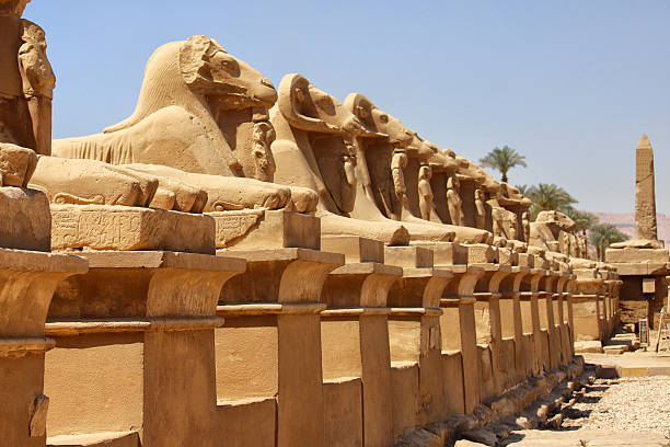istock Ram-Headed Sphinx Avenue At Karnak Temple In Luxor Egypt 2247648960