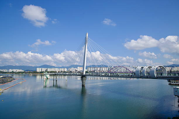 Chuncheon Bridge over Uiam Lake