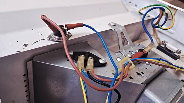 istock Electrical wiring of a microwave oven 2247653812