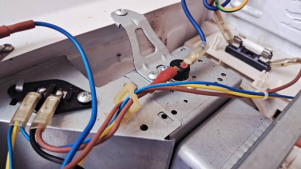 istock Electrical wiring of a microwave oven 2247653830
